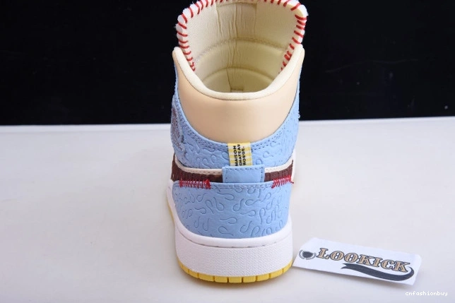 Chateau 1 Jordan Fearless Mid x Maison CU2803-200 Rouge SE Air 0803